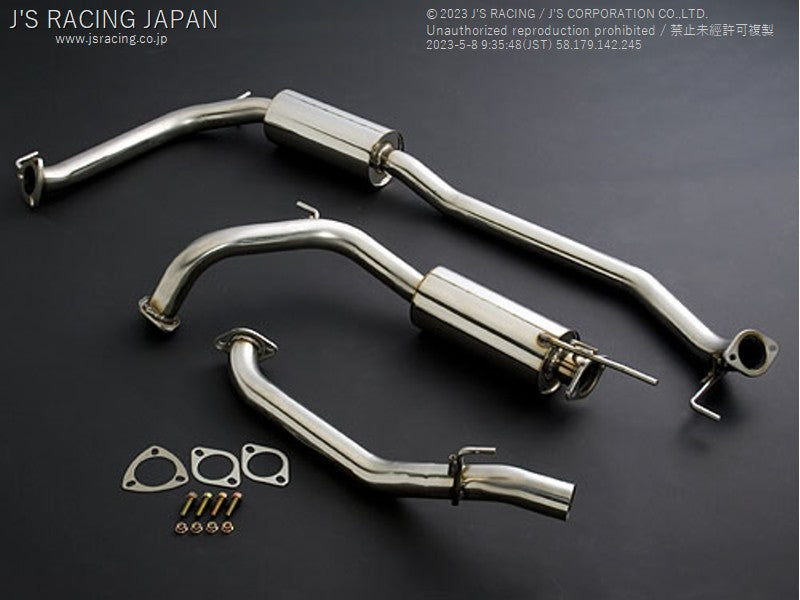 J'S RACING FN2 R304 60RS cat back exhaust - On The Run Motorsports