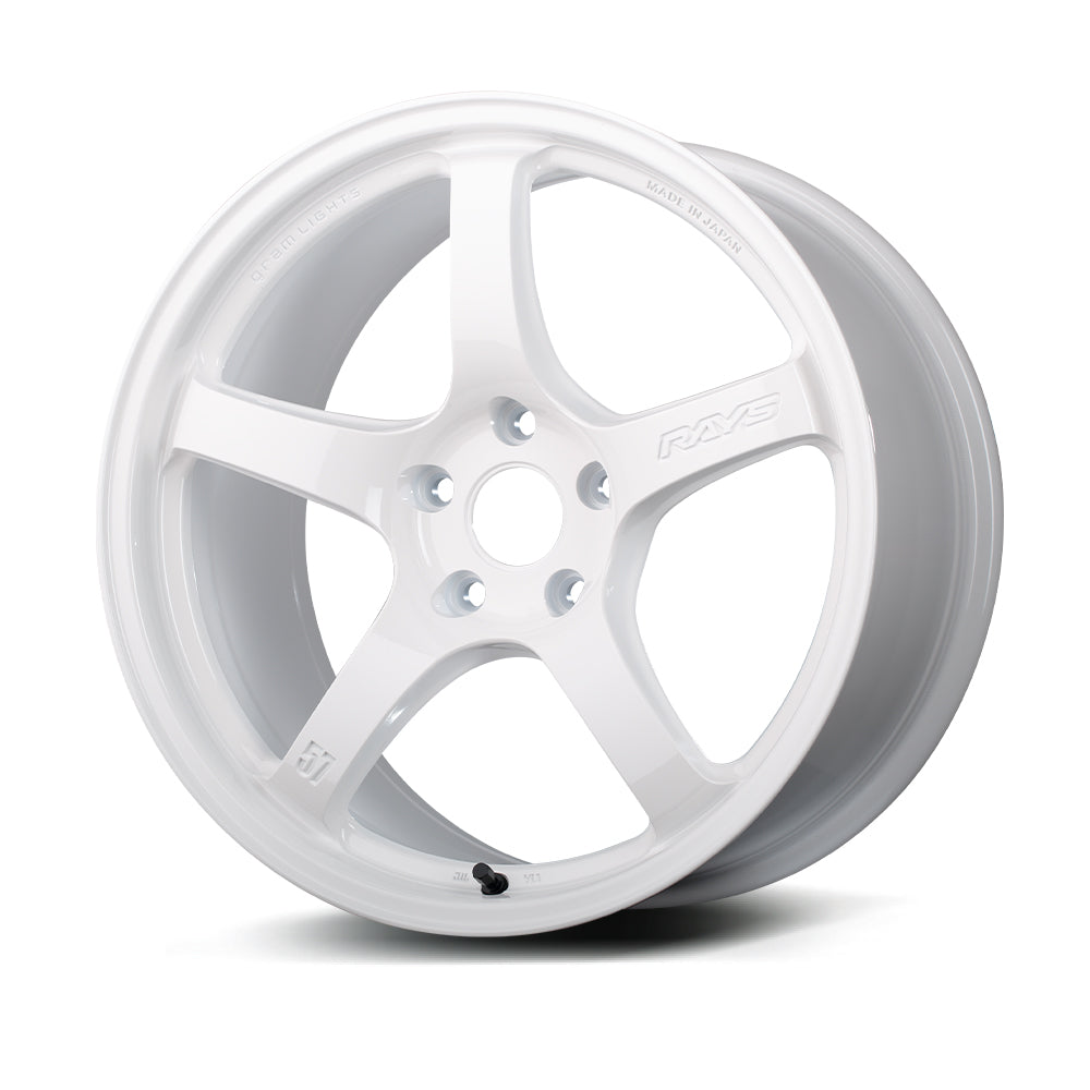 RAYS 57CR 18X9.5 +38 5/100 White (OXZ) EOFY SALE TILL 30/06/2025