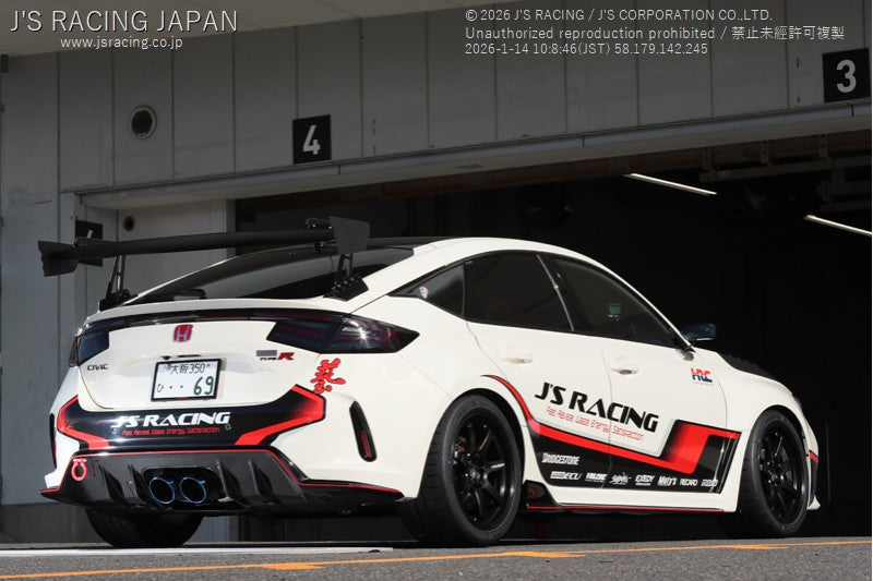 J'S RACING FL5 X304 Stainless Steel Exhaust Muffler 75RS