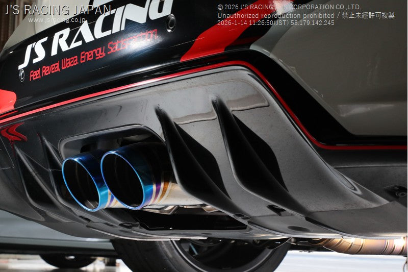 J'S RACING FL5 ZX Full Titanium Muffler 76RS