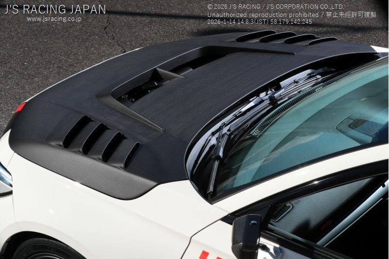 J'S RACING FL5 PHANTOM Dry Carbon Bonnet