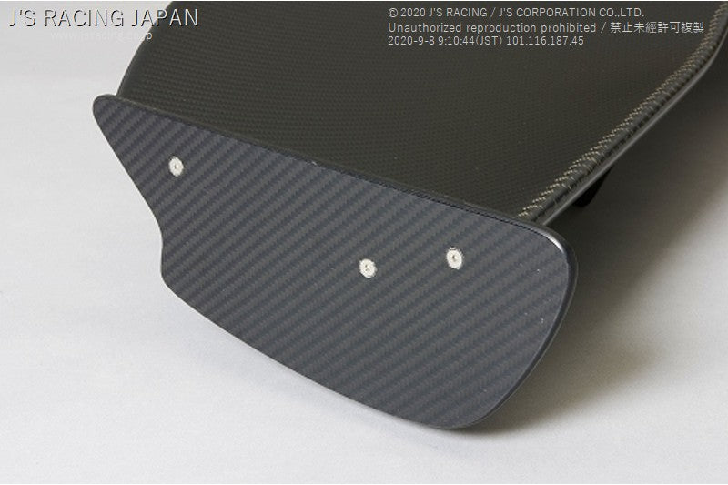 J&#39;S RACING CL7 3D GT wing type 1 dry carbon - On The Run Motorsports