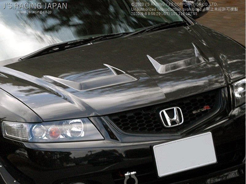 J&#39;S RACING CL7 Type V CFRP/FRP hood - On The Run Motorsports